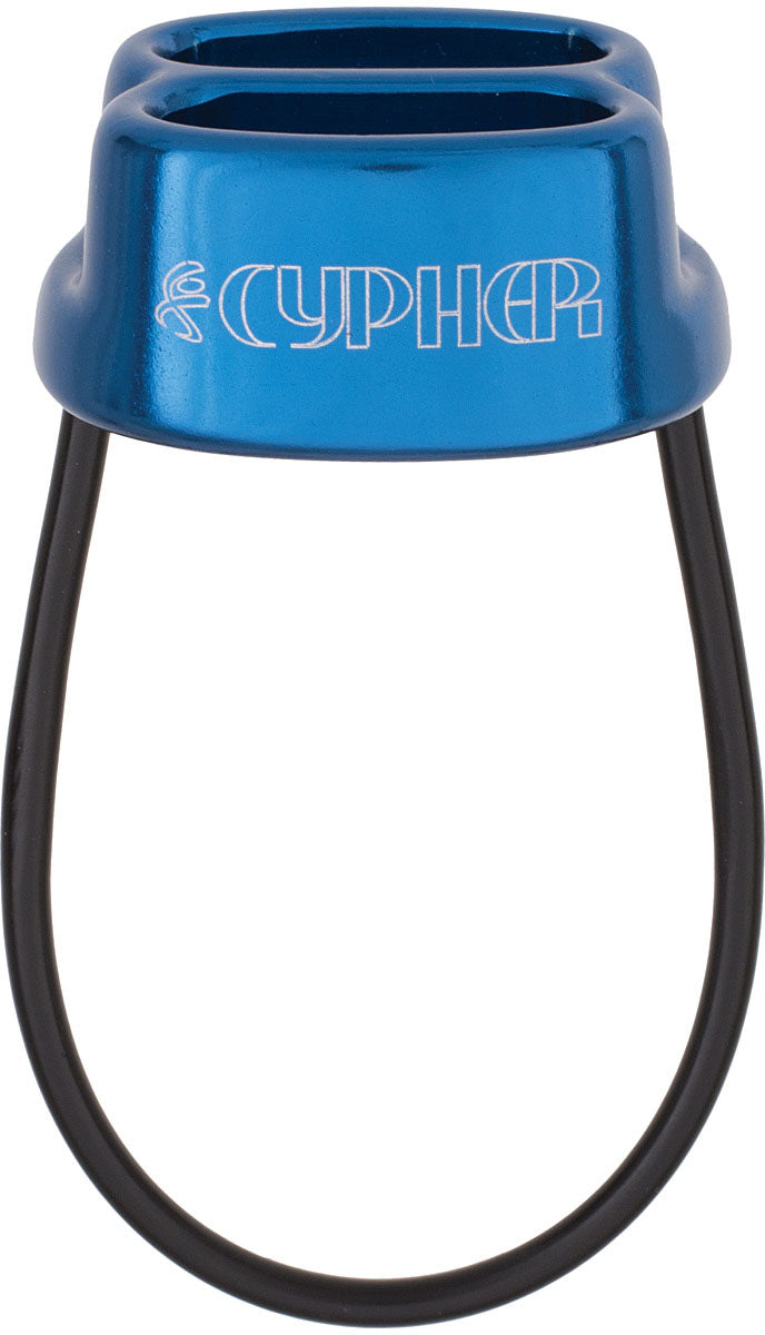 CYPHER Arc Belay Device in Blue - Lightweight and Reliable Climbing Gear