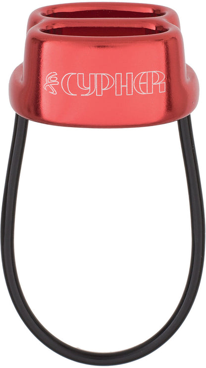 CYPHER Arc Belay Device in Red - Lightweight and Reliable Climbing Gear