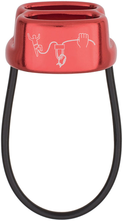 CYPHER Arc Belay Device in Red - Lightweight and Reliable Climbing Gear