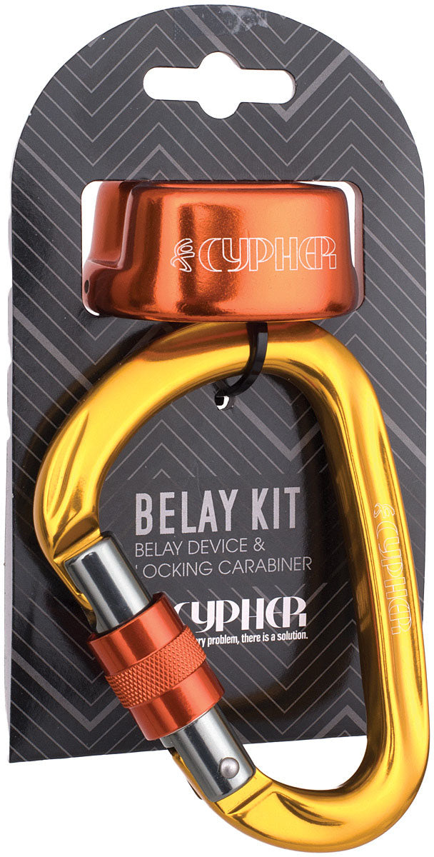 CYPHER Arc Belay Device Kit for Climbing and Rappelling