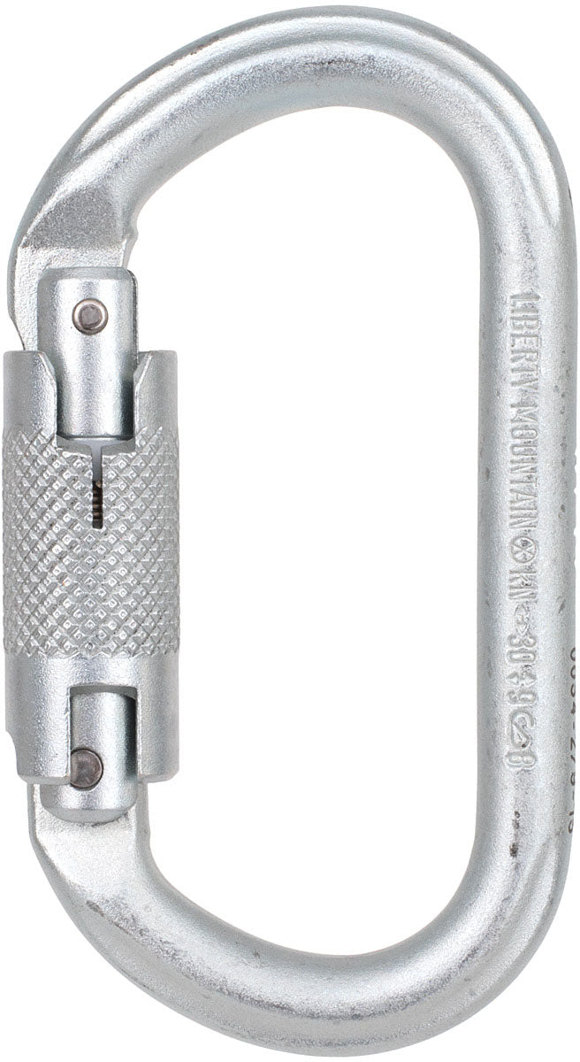 Cypher Steel 30 kN Oval Carabiner - Part No. 432837
