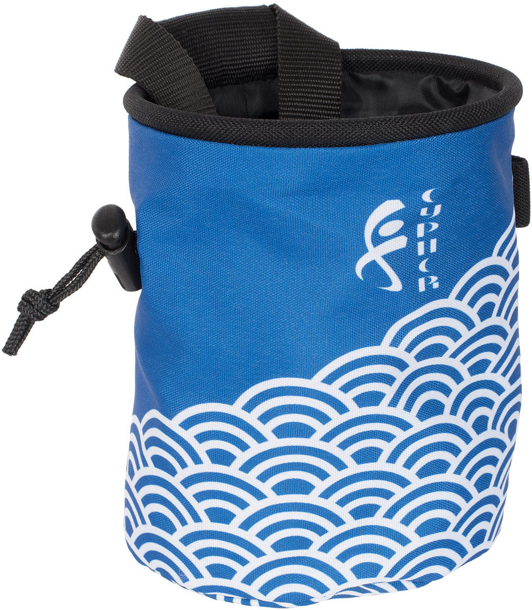 Cypher Blue Cloud Chalk Bag - Compact and Durable for Climbers