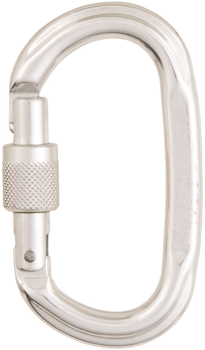 Climbing Technology CT Oval PO Polished Screw Gate Carabiner