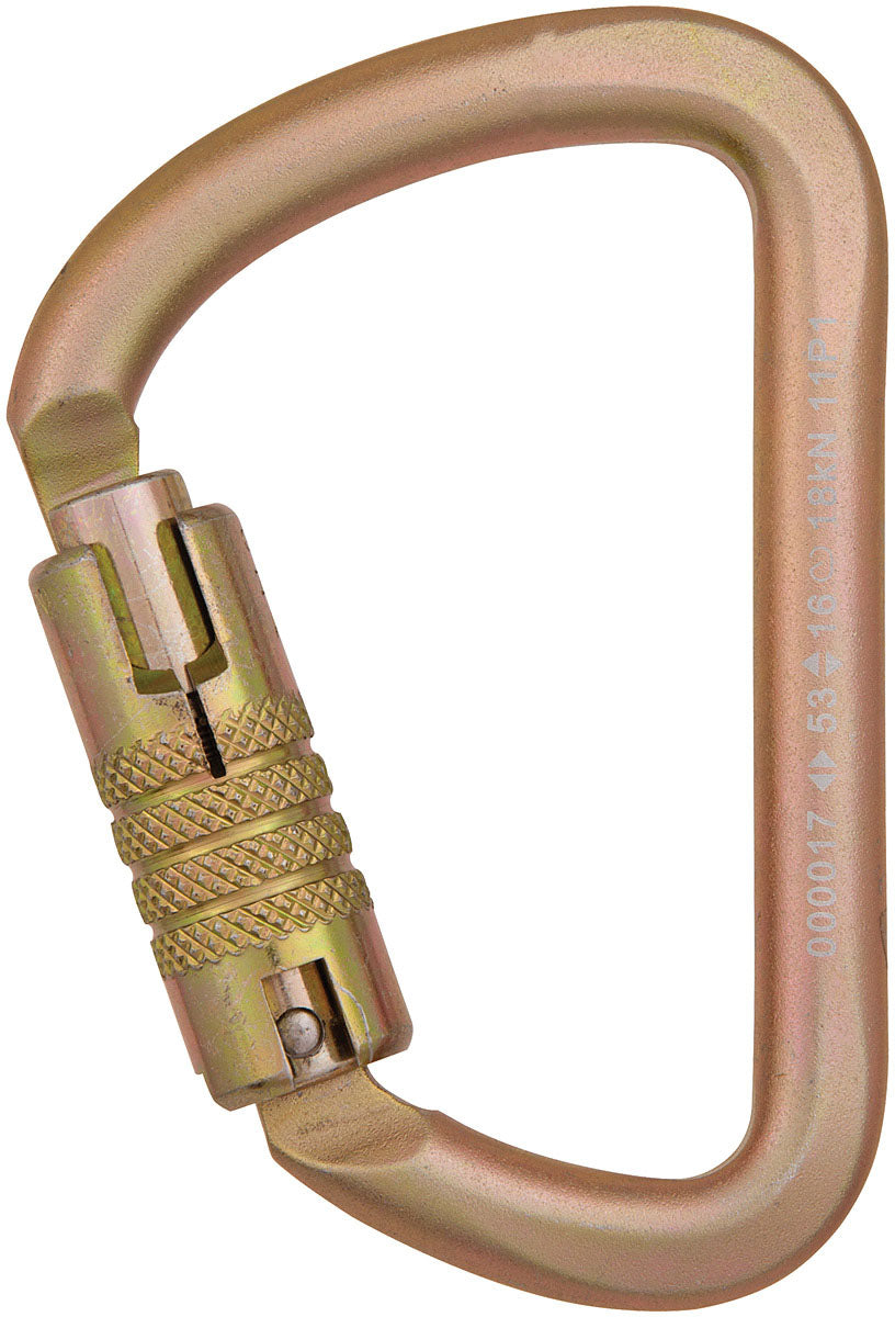 CYPHER G Series Large D 3 Al ANSI Climbing Carabiner