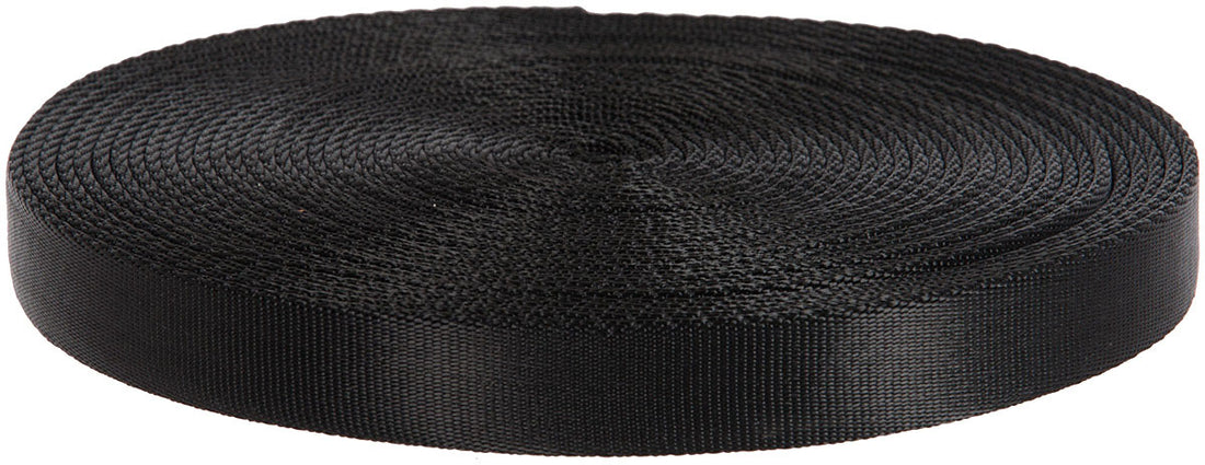 30 Ft 11/16" Webbing   Black
