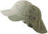 DORFMAN PACIFIC Flap Cap Khaki - Stylish Sun Protection