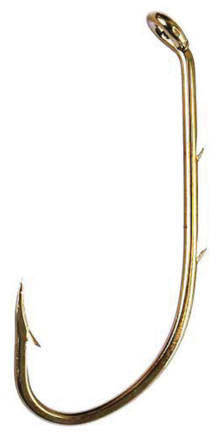 EAGLE CLAW Baitholder Down Eye Offset Hook - Part Number 4