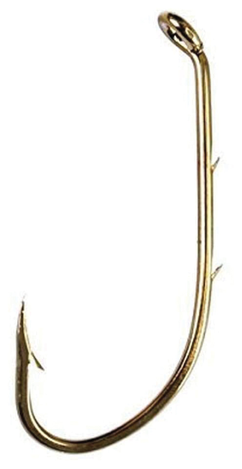 EAGLE CLAW Baitholder Down Eye Offset Hook - Size 10