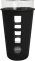 ECO VESSEL Vibe Glass Pint with Silicone Sleeve, Black