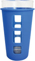 ECO VESSEL Vibe Glass Pint with Silicone Sleeve - Blue