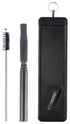 ECO VESSEL Quickstraw Black - Durable Stainless Steel Drinking Straw
