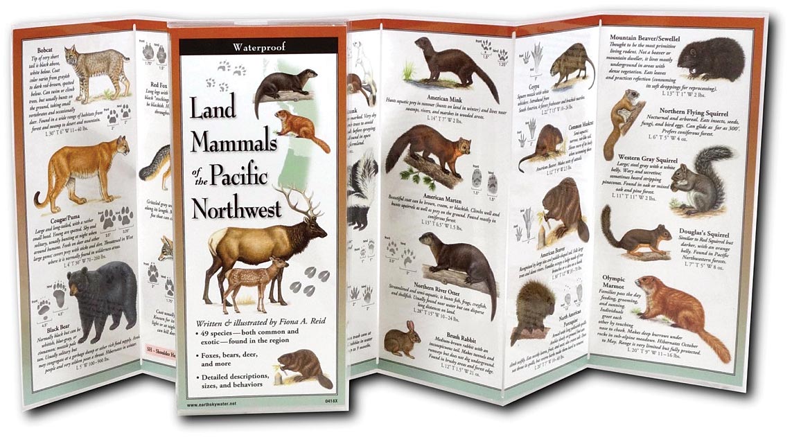 Earth Sky+Water Mammals of Northwest Guide - Comprehensive Wildlife Identification