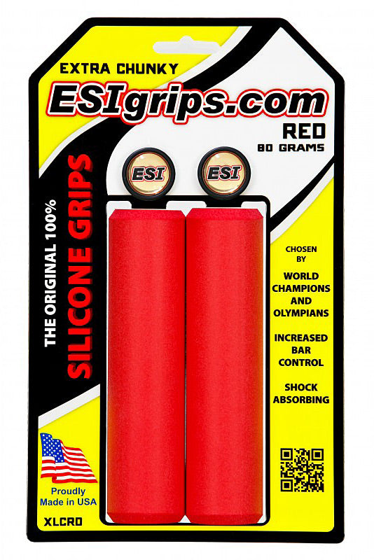 ESI E X Tra Chunky Red Grip - Superior Comfort and Control