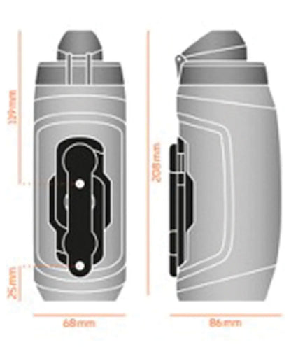 Twist 590 Ml Bottle Set   Clear