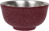 FIFTY/FIFTY 24 oz Insulated Red Bowl for Hot and Cold Food