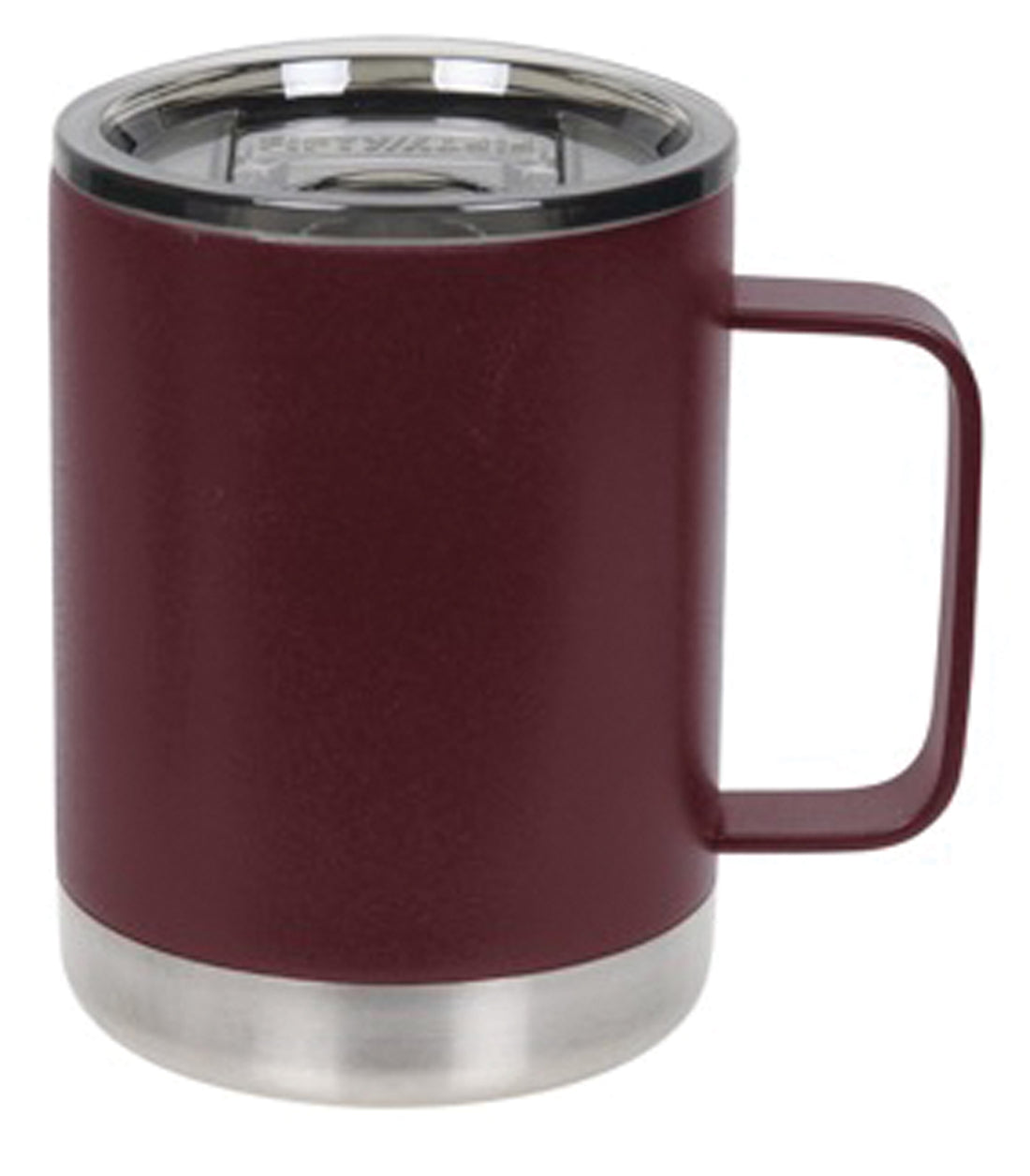 FIFTY/FIFTY 12 oz Brick Red Camp Mug - Durable Stainless Steel Outdoor Coffee Cup