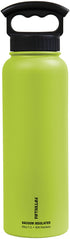 FIFTY/FIFTY 40 oz Vacuum Insulated Water Bottle with 3 Fing Lime Grip