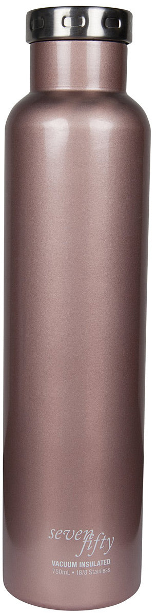 FIFTY/FIFTY 750 mL Wine Growler in Rose Gold