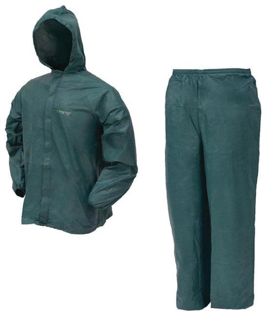 FROGG TOGGS UL Rainsuit Green Medium - Waterproof &amp; Lightweight