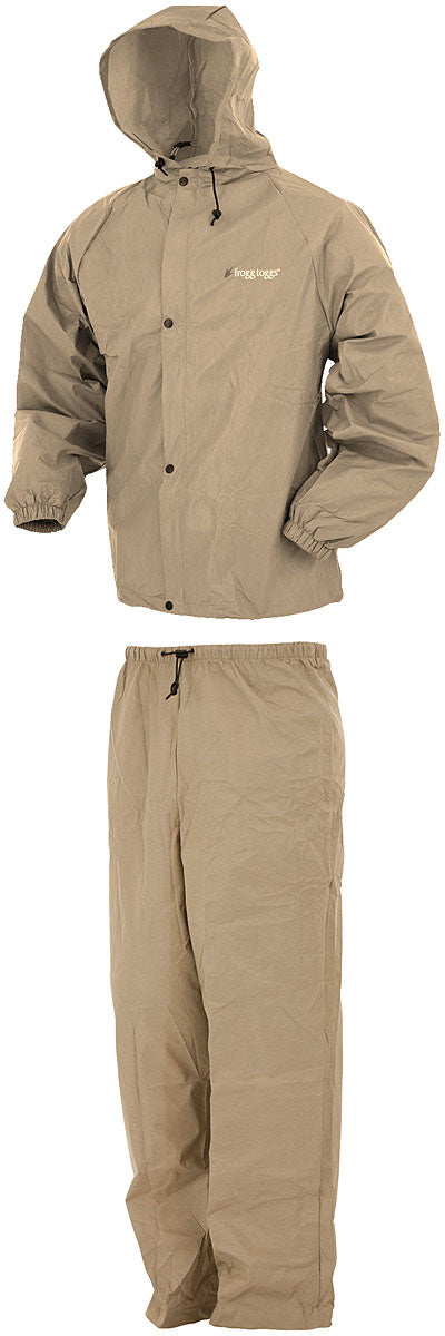 Frogg Togg Pl Rainsuit Khki X L