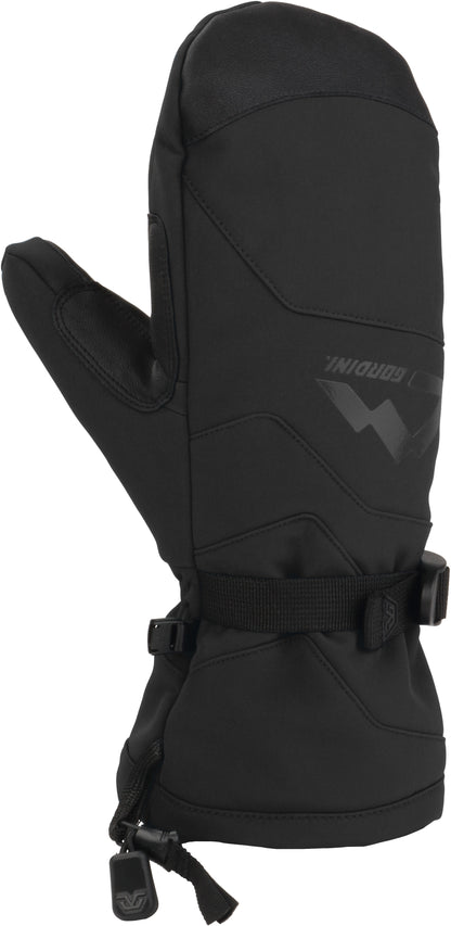 Gordini Fall Line Mittens for Men Large Black - Warm Insulated Winter Handwear
