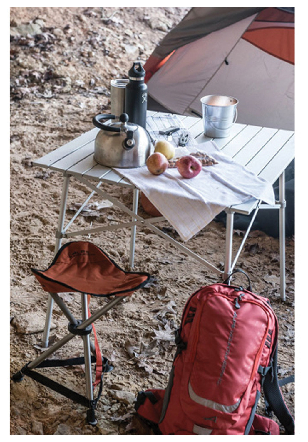 ALPS Mountaineering Camp Table Silver - Lightweight and Portable Design