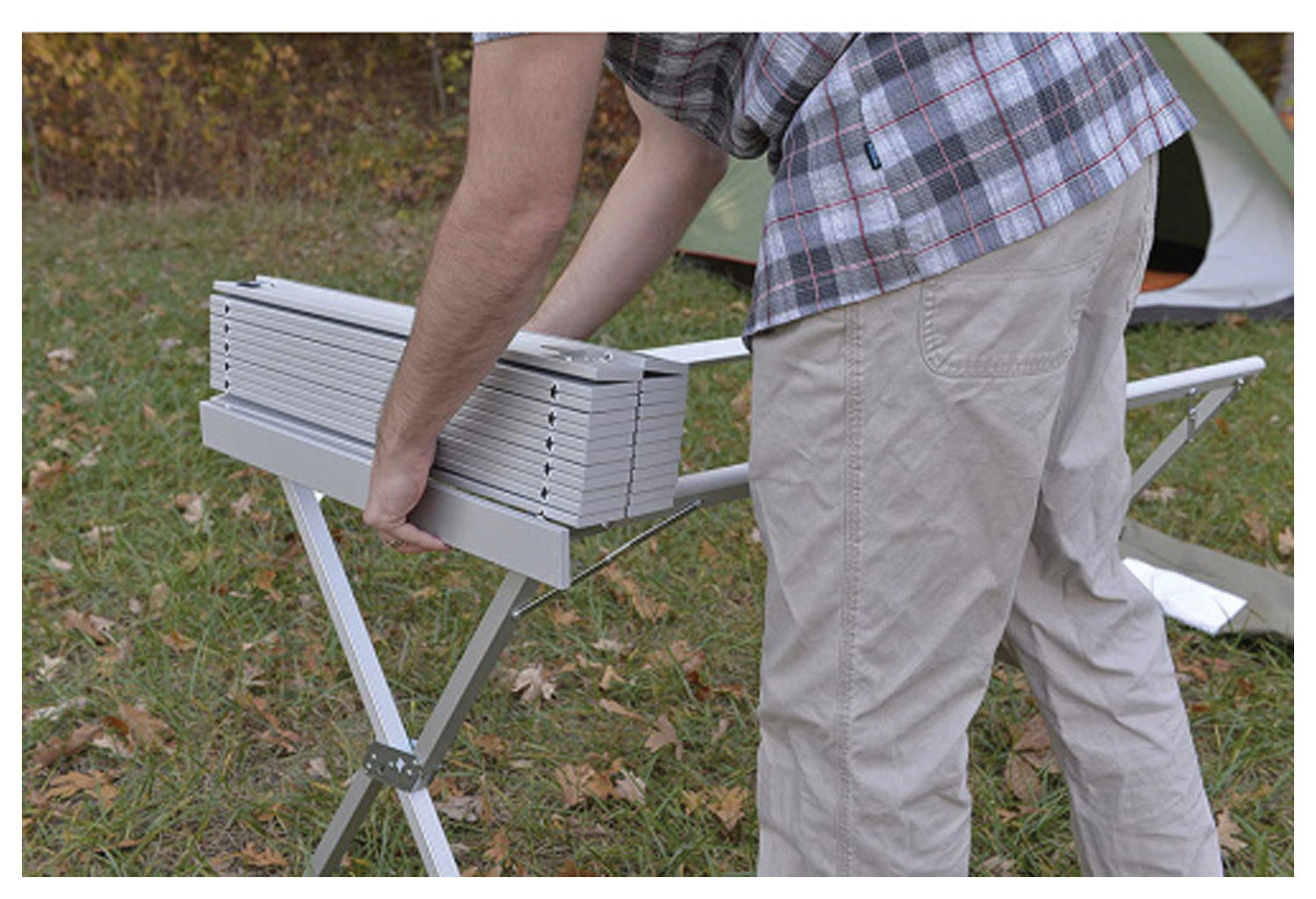 ALPS Mountaineering Dining Table X L Silver - Lightweight and Portable Outdoor Table