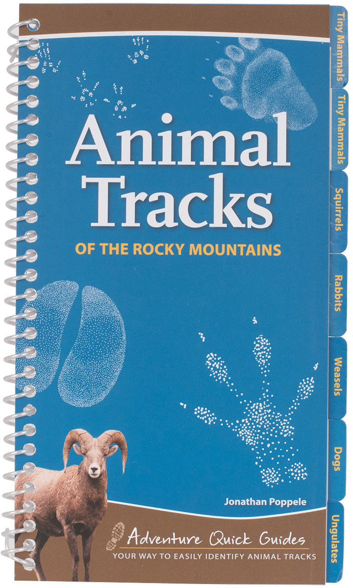 Adventure Publications Animal Tracks Rocky Mountains Field Guide