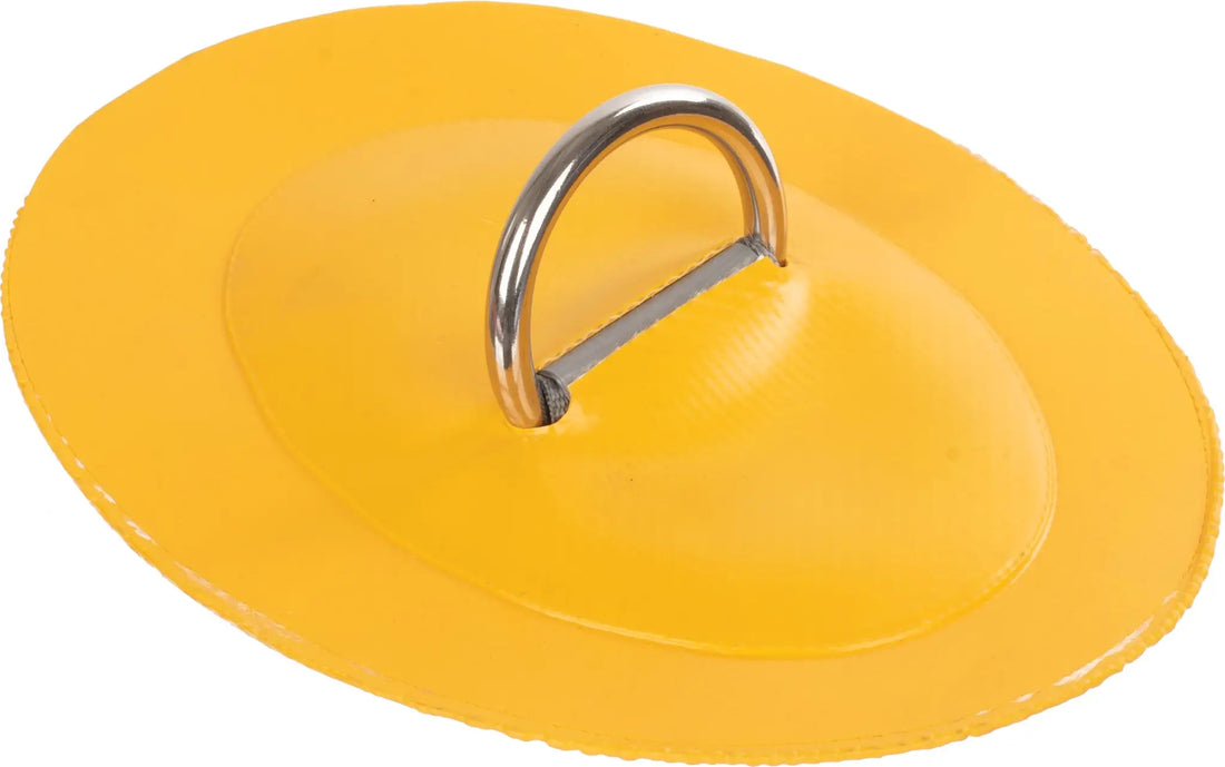 1.5" Oval D Rings  Yellow