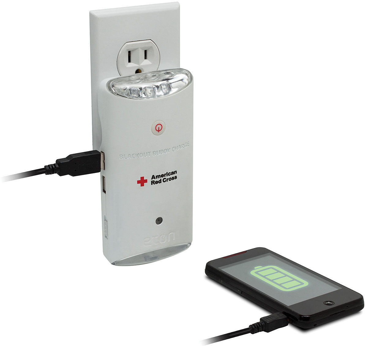 American Red Cross Blackout Buddy Charge - Emergency LED Light
