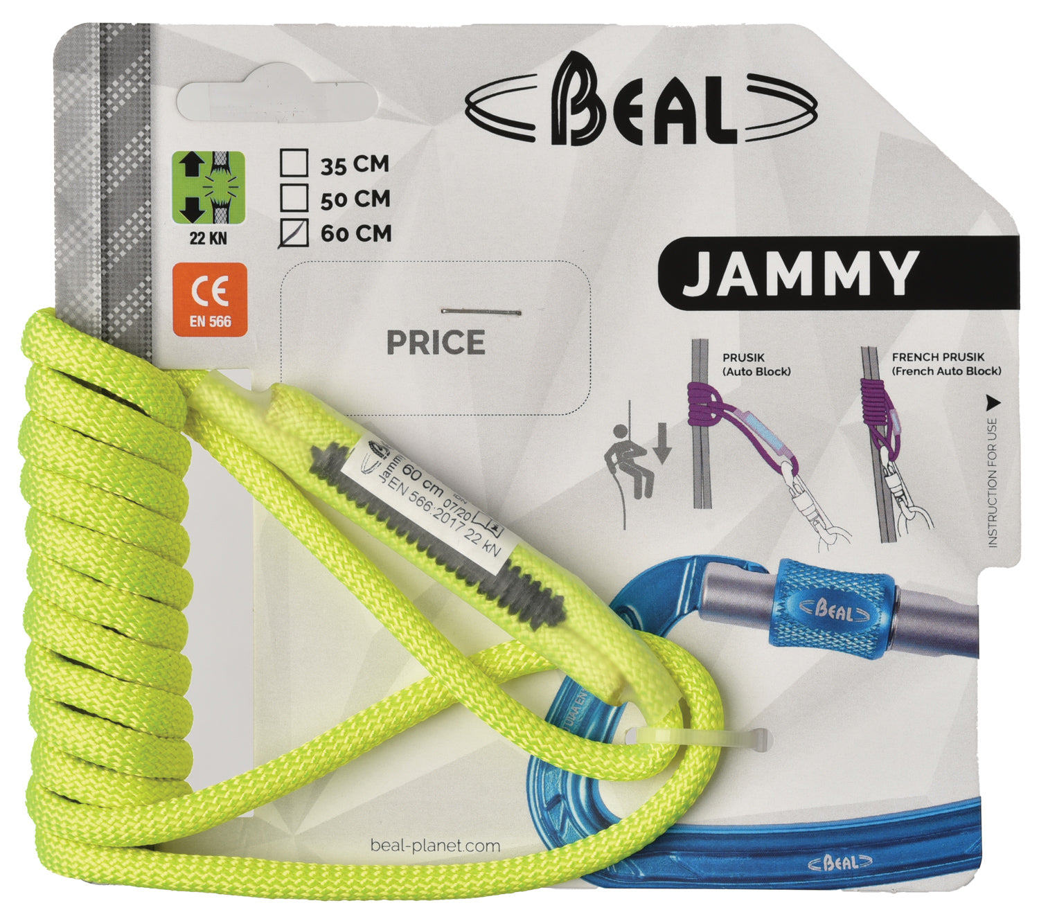 Beal Jammy 60 cm Yellow Climbing Harness