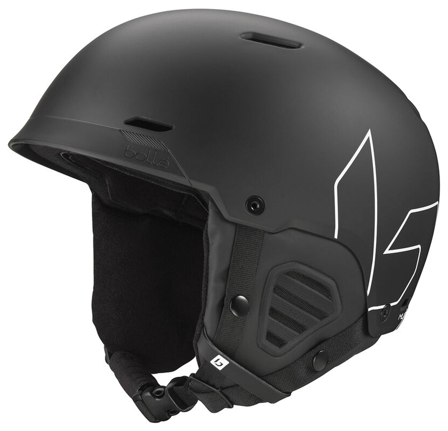 BOLLE Mute MIPS Black Helmet - Size L (59-62 cm)