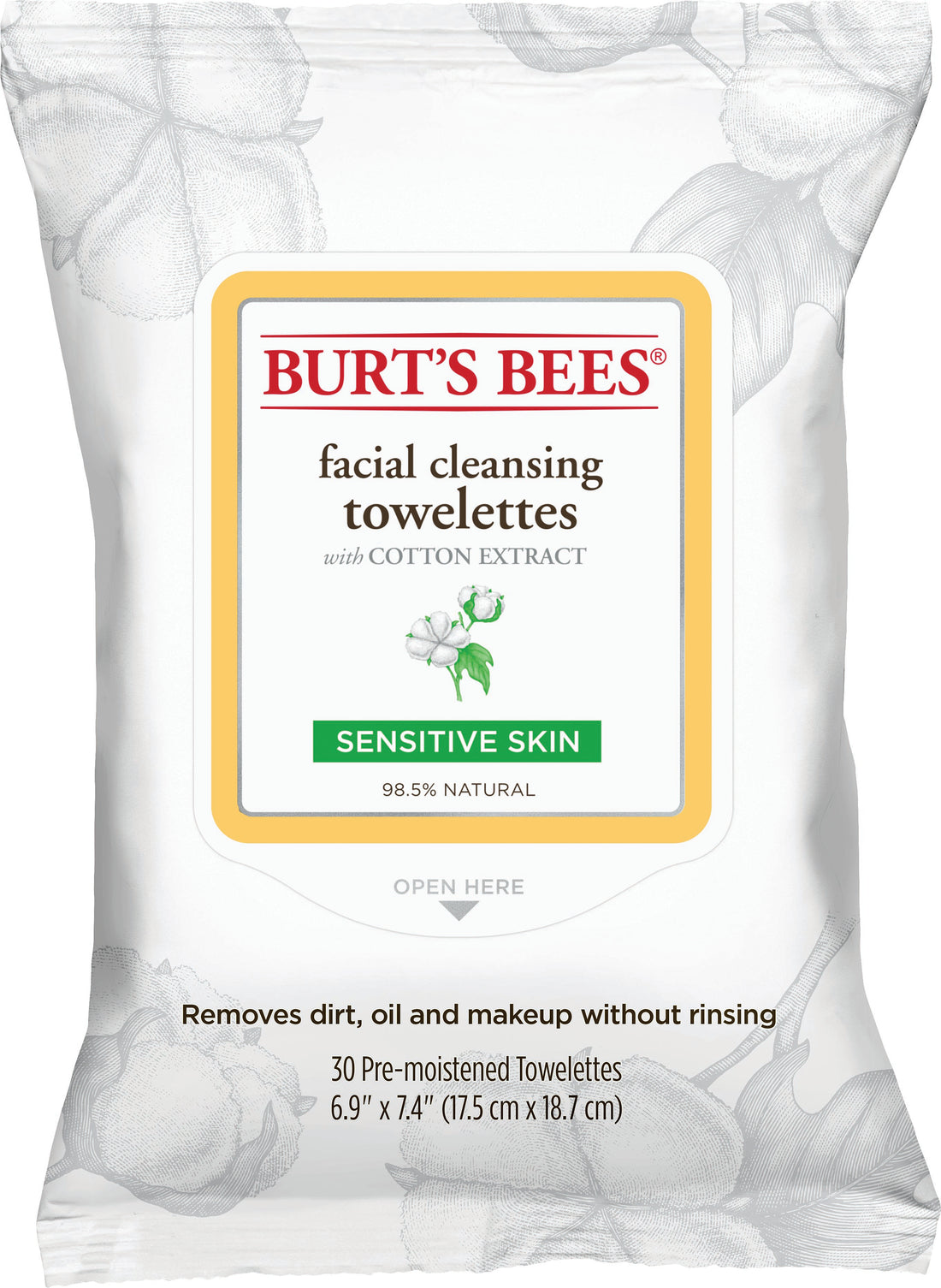 Facial Towelettes Sens 30 Ct