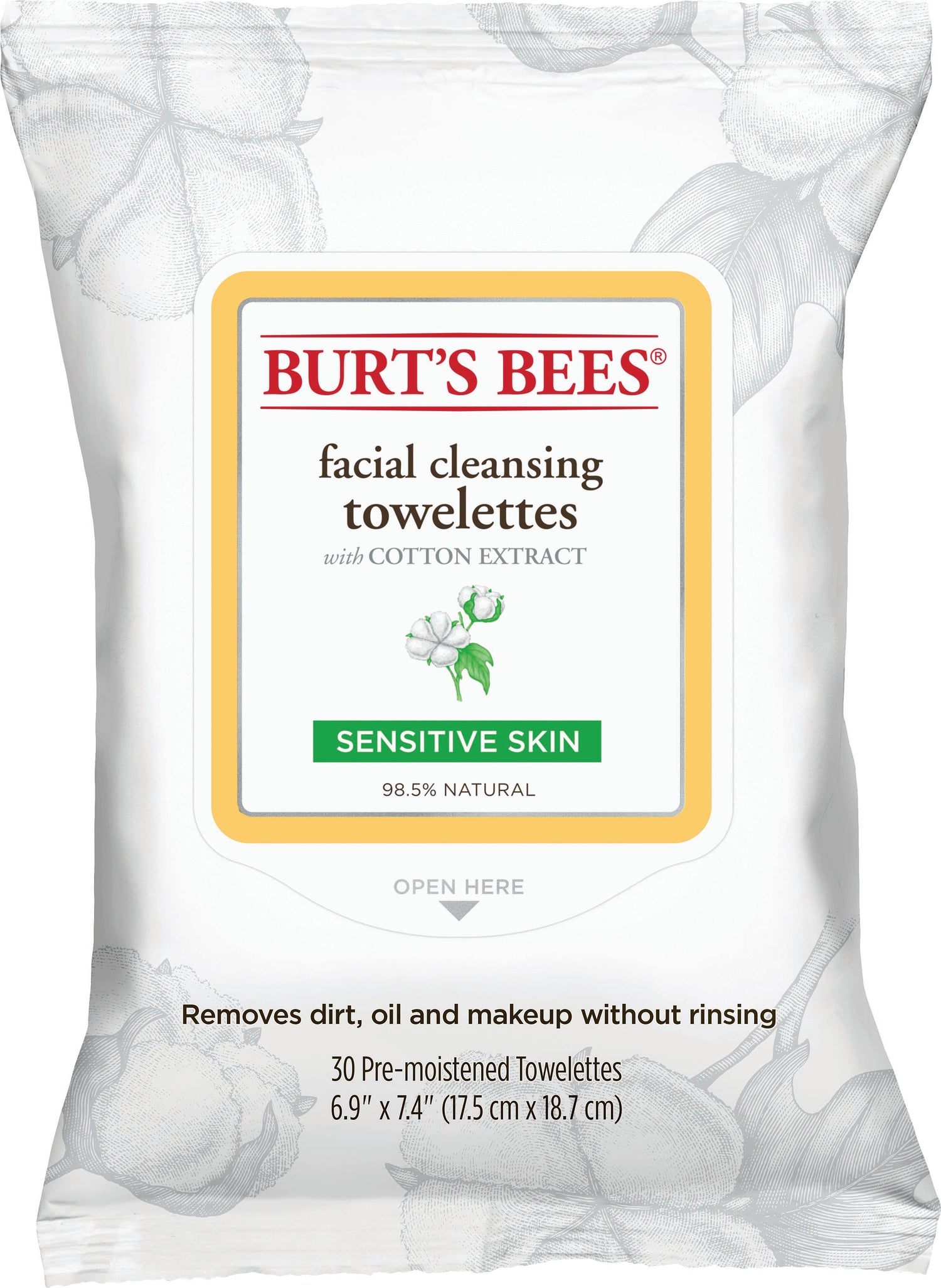 Facial Towelettes Sens 30 Ct