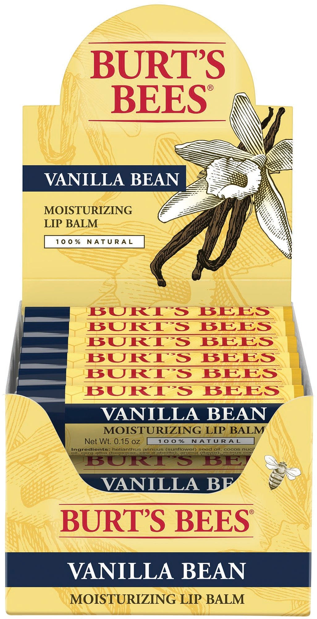 Lip Balm Vanilla Bean .15 Oz