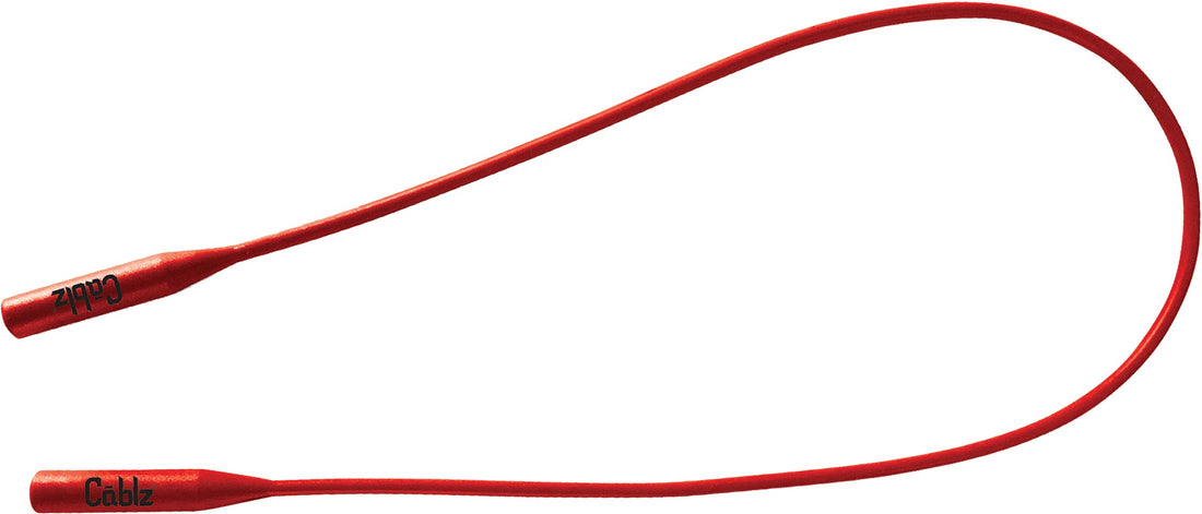 CABLZ Silicone Red - Durable and Comfortable Eyewear Retainers