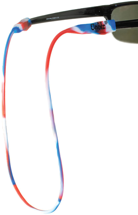 CABLZ Silicone Marble Eyewear Retainer - Stylish and Functional