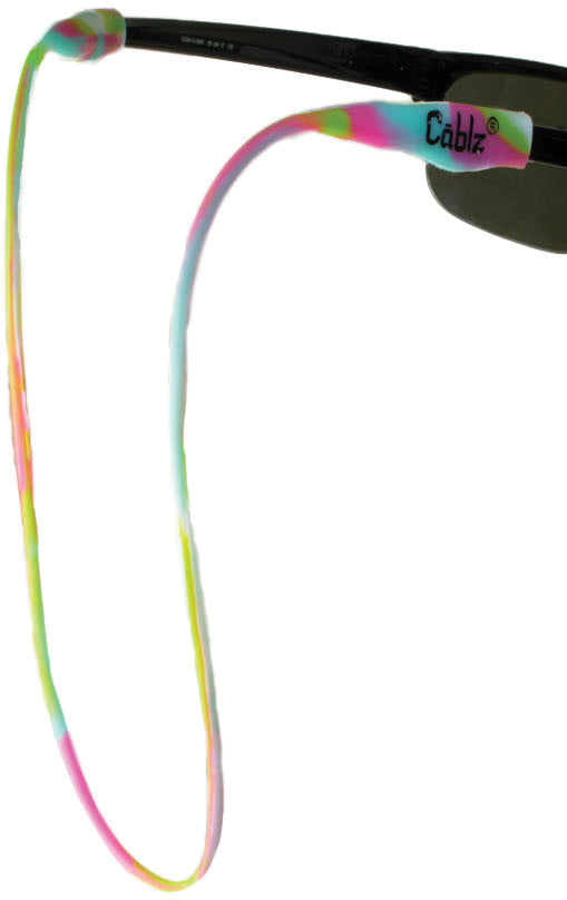 CABLZ Silicone Neon Swirl - Stylish Eyewear Retainer