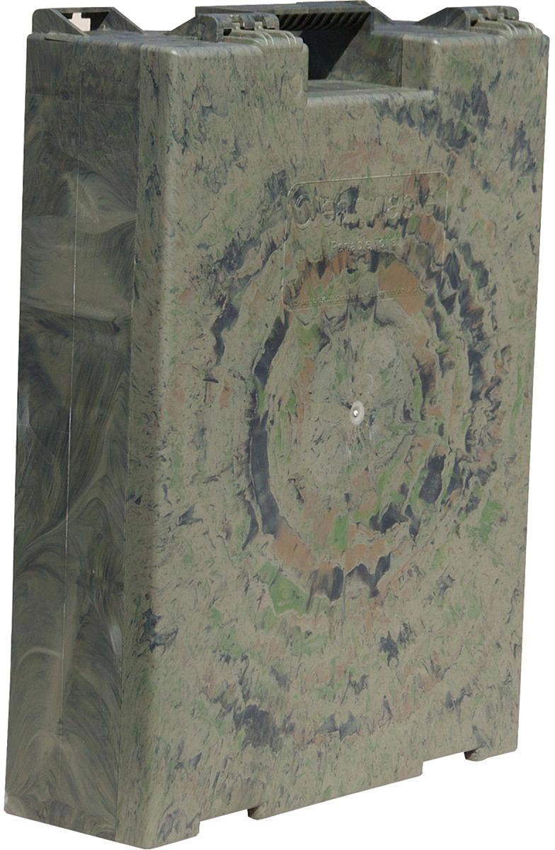 CLEANWASTE Go Anywhere Portable Toilet with Camouflage Design - Model 358015