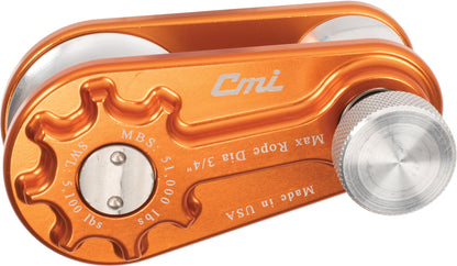 CMI Alum Arborist Block 3/4 Rope for Climbing and Rigging