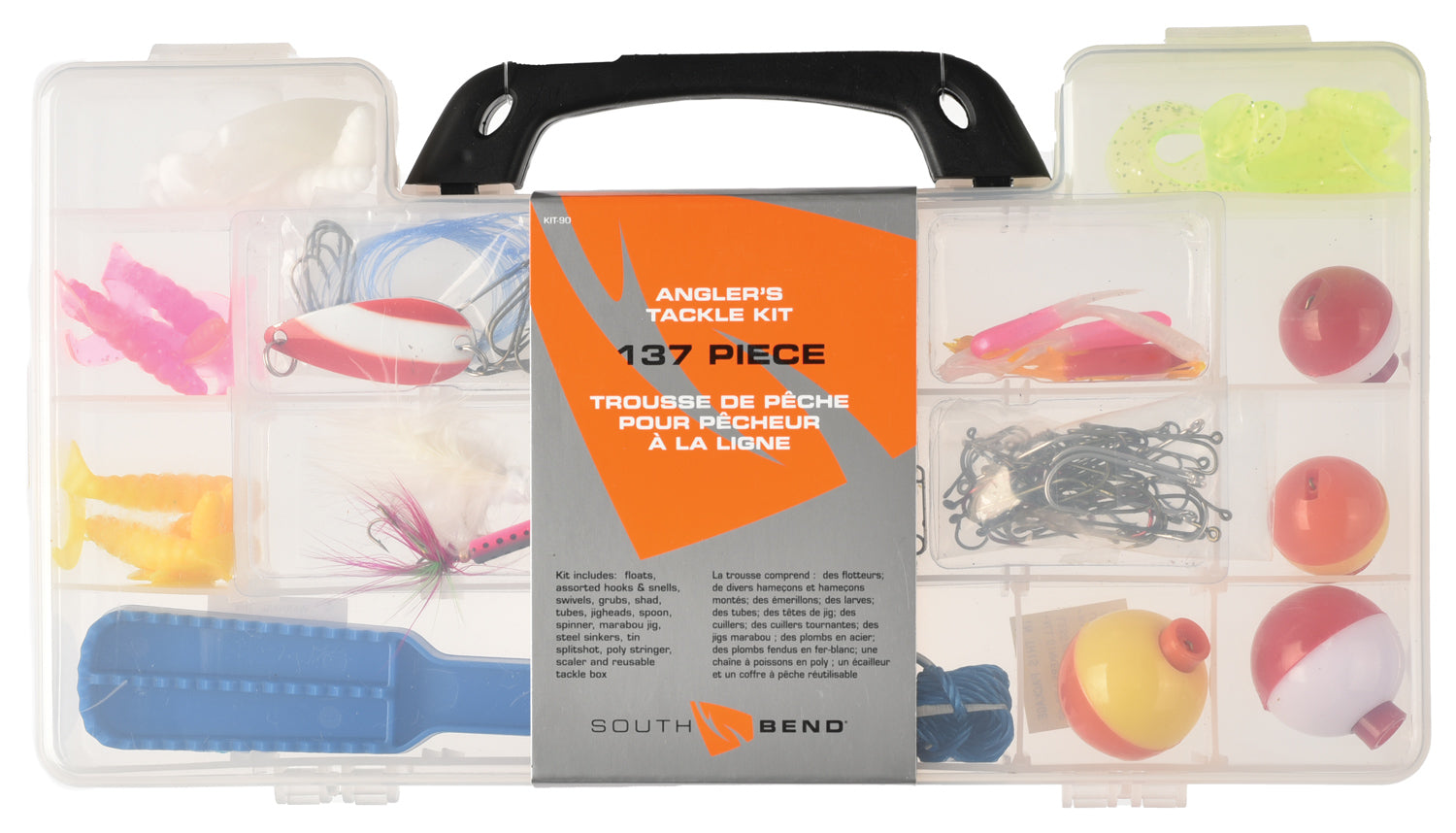 South Bend 137 Piece Anglers Tackle Kit