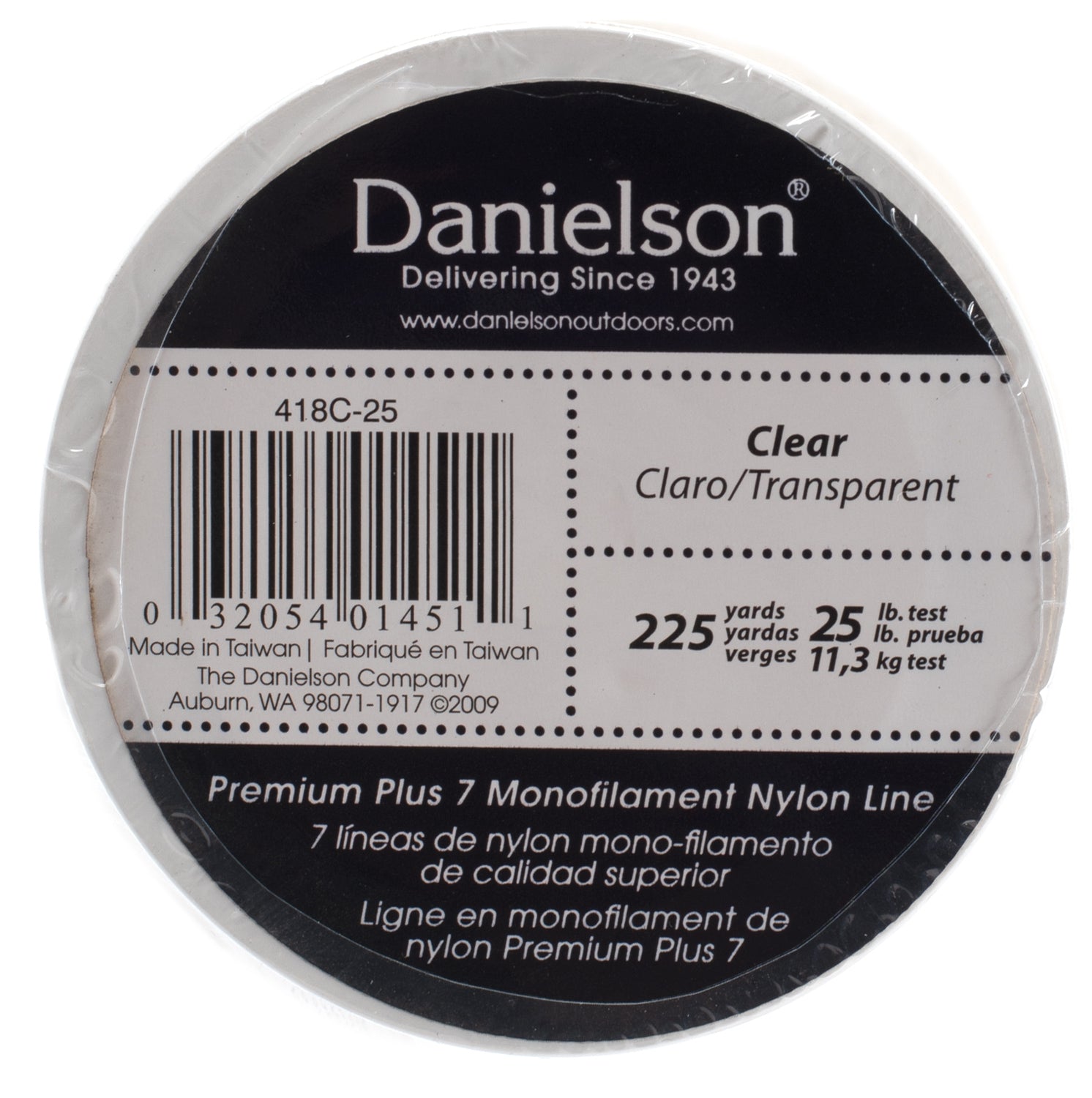 DANIELSON Nylon Monofilament Clear Fishing Line - 25 lb