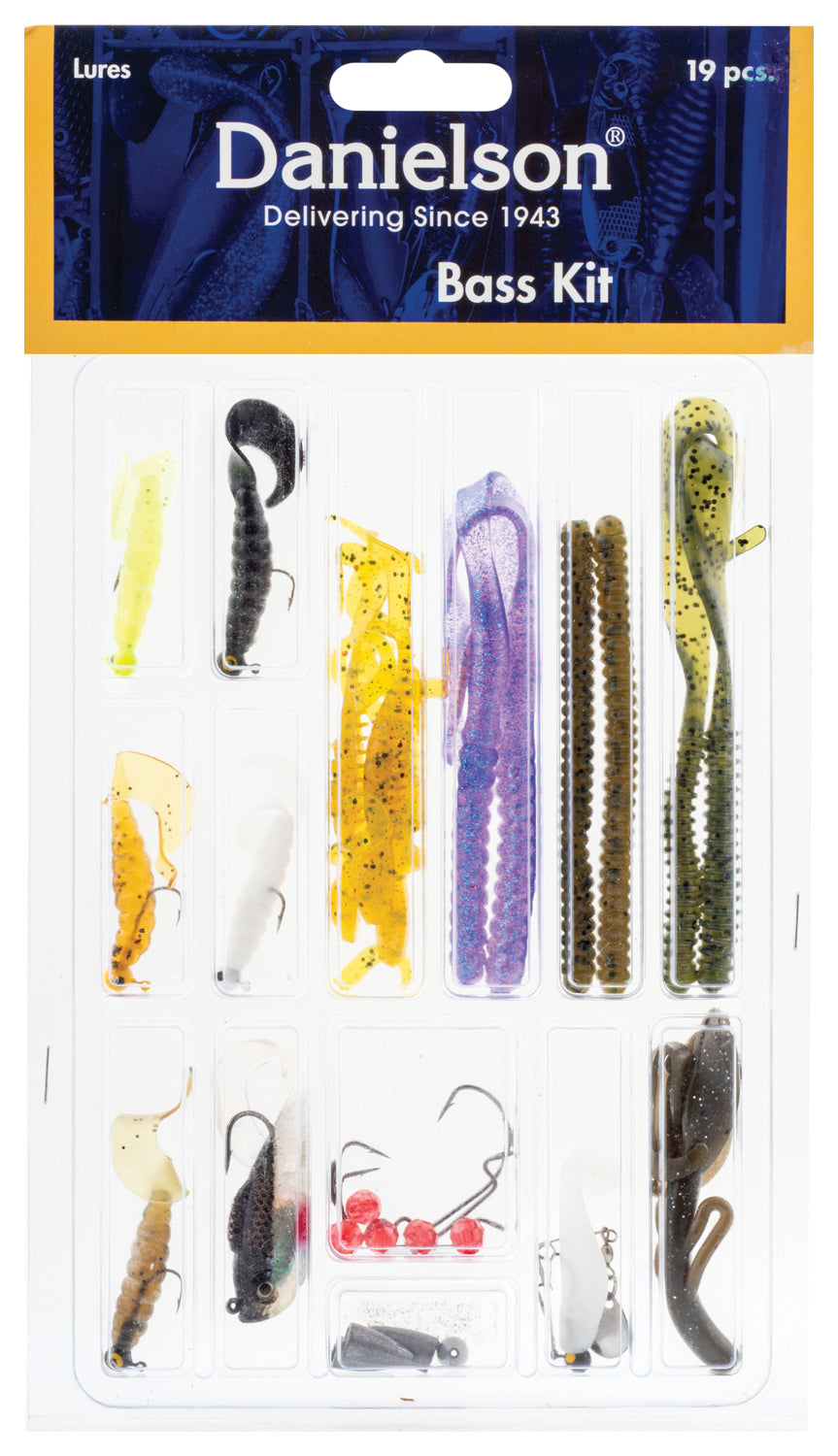 DANIELSON Bass Kit - Perfect Fishing Companion for Anglers