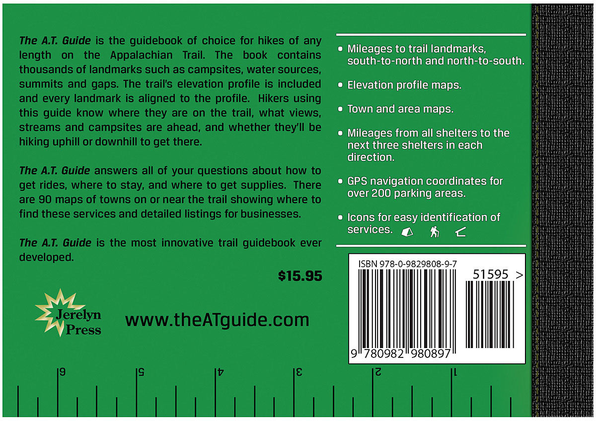 THE A.T. GUIDE Northbound 2018 – Comprehensive Appalachian Trail Hiking Map and Guide