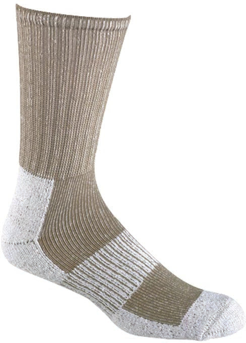 FOX RIVER Wickdry Euro Khki/Wht Large Socks - Size 9-11.5