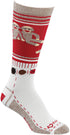 FOX RIVER Monkey Friends Sock Red Medium - Fun and Comfortable Socks for Kids
