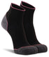 FOX RIVER Basecamp 2.0 W 1/4 Crew Socks - Large, Black