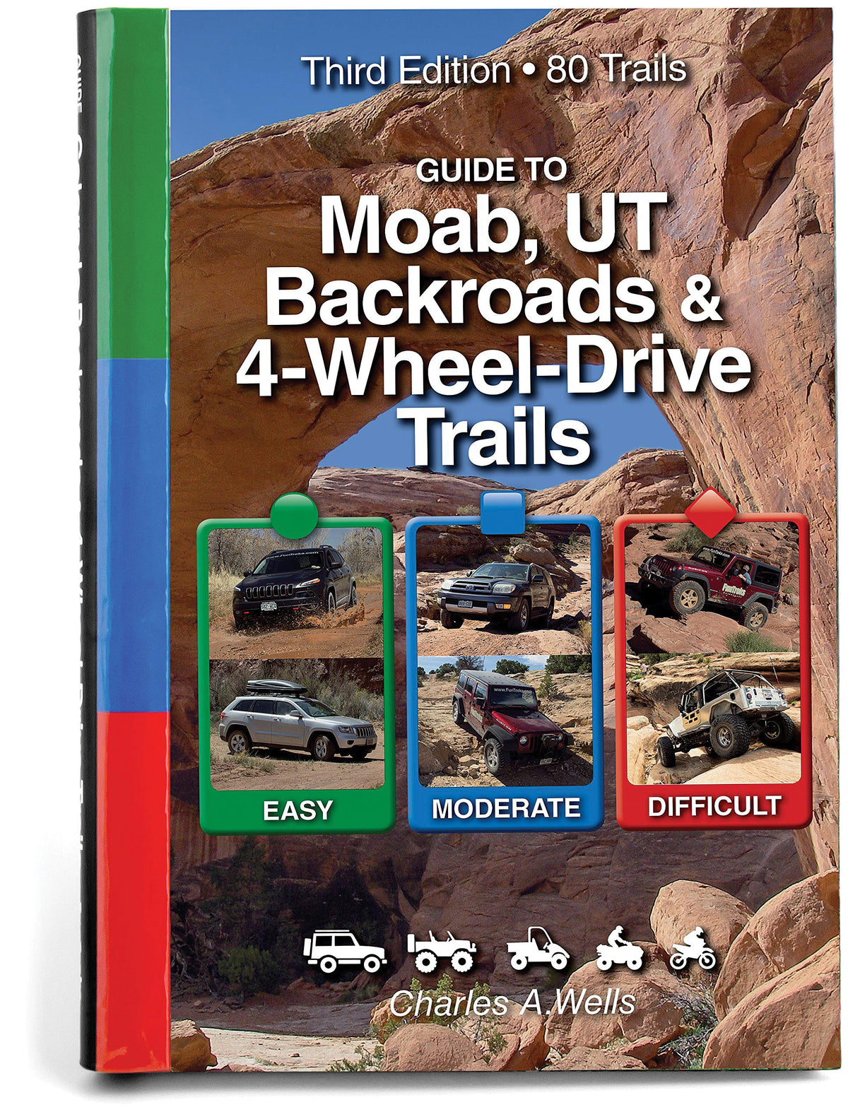 FUNTREKS 4x4 Guide Moab Backroads - Adventure Travel Map and Guidebook