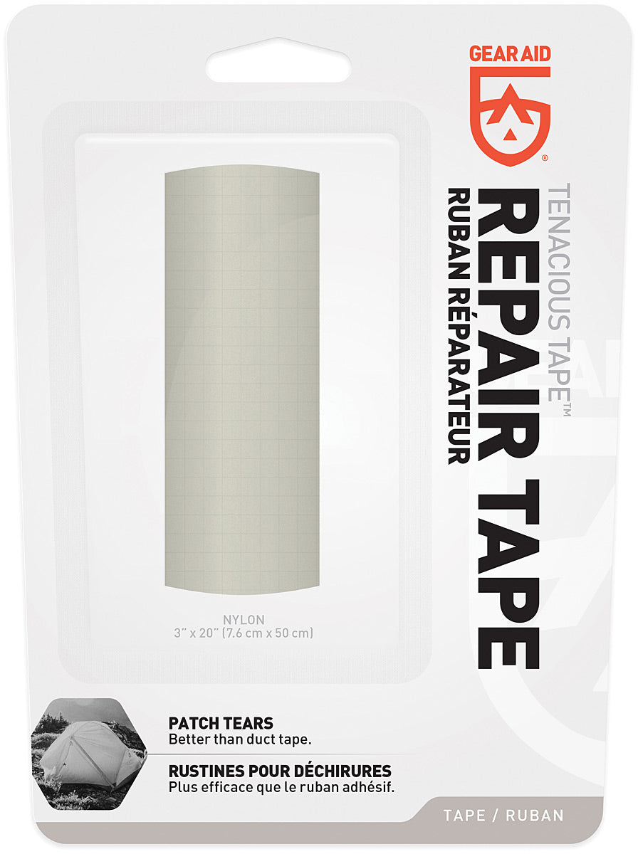GEAR AID Tenacious Tape 3" x 20" White Repair Tape
