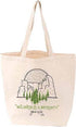 Gibbs Smith Wilderness Is A Necessity Tote – Durable Canvas Carryall for Outdoor Enthusiasts